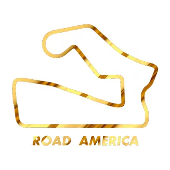 Samolepící dekorace Okruh Road America (81 - chrom fólie zlatá zrcadlová) SAMOLEPKA NA AUTO, NÁLEPKA, FÓLIE, POLEP, TUNING, VLASTNÍ TEXT, TISK, AUTOSAMOLEPKY.cz, POLEPY, OBRÁZEK, LOGO, 3D STICKERS