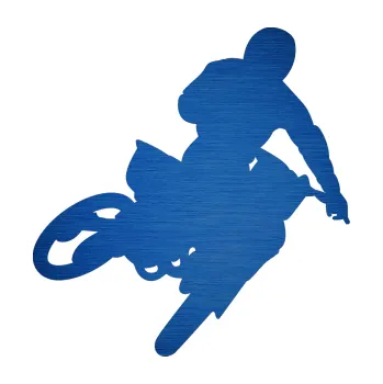 Samolepící dekorace SAMOLEPKA Motorka 025 pravá motokros (65 - škrábaný kov modrý) NA AUTO, NÁLEPKA, FÓLIE, POLEP, TUNING, VLASTNÍ TEXT, TISK, AUTOSAMOLEPKY.cz, POLEPY, OBRÁZEK, LOGO, SAMOLEPKY