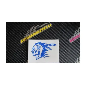 Samolepící dekorace SAMOLEPKA Indián 003 levá (17 - šedá) NA AUTO, NÁLEPKA, FÓLIE, POLEP, TUNING, VLASTNÍ TEXT, TISK, AUTOSAMOLEPKY.cz, POLEPY, OBRÁZEK, LOGO, SAMOLEPKY