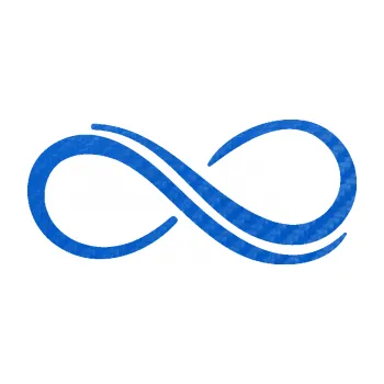 samolepka Inifinity 001 pravá (57 - 3D karbon modrý) SAMOLEPKA NA AUTO, NÁLEPKA, FÓLIE, POLEP, TUNING, VLASTNÍ TEXT, TISK, AUTOSAMOLEPKY.cz, POLEPY, OBRÁZEK, LOGO, 3D STICKERS