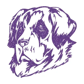 Polep vozidla SAMOLEPKA Pes 042 levá (87 - Ultra Metalic fialová) NA AUTO, NÁLEPKA, FÓLIE, POLEP, TUNING, VLASTNÍ TEXT, TISK, AUTOSAMOLEPKY.cz, POLEPY, OBRÁZEK, LOGO, SAMOLEPKY