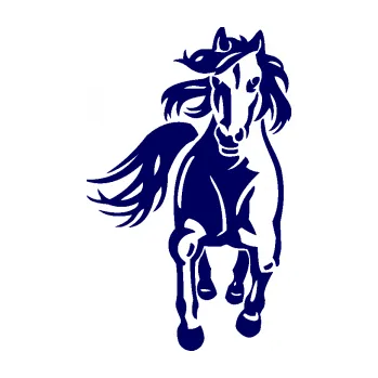 Samolepící dekorace SAMOLEPKA Kůň 077 pravá (23 - tmavě modrá) NA AUTO, NÁLEPKA, FÓLIE, POLEP, TUNING, VLASTNÍ TEXT, TISK, AUTOSAMOLEPKY.cz, POLEPY, OBRÁZEK, LOGO, SAMOLEPKY