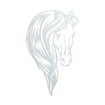 Samolepící dekorace SAMOLEPKA Kůň 064 pravá s hřívou (51 - 3D karbon bílý) NA AUTO, NÁLEPKA, FÓLIE, POLEP, TUNING, VLASTNÍ TEXT, TISK, AUTOSAMOLEPKY.cz, POLEPY, OBRÁZEK, LOGO, SAMOLEPKY