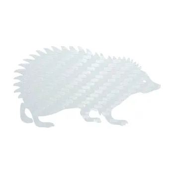 Samolepící dekorace SAMOLEPKA Ježek 001 pravá (51 - 3D karbon bílý) NA AUTO, NÁLEPKA, FÓLIE, POLEP, TUNING, VLASTNÍ TEXT, TISK, AUTOSAMOLEPKY.cz, POLEPY, OBRÁZEK, LOGO, SAMOLEPKY