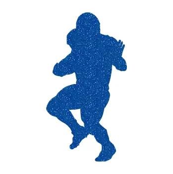 Polep vozidla Americký fotbal 009 levá (88 - Ultra Metalic modrá) SAMOLEPKA NA AUTO, NÁLEPKA, FÓLIE, POLEP, TUNING, VLASTNÍ TEXT, TISK, AUTOSAMOLEPKY.cz, POLEPY, OBRÁZEK, LOGO, 3D STICKERS