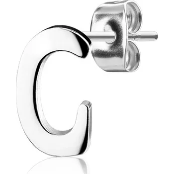 Šperk Šperky4U Ocelová náušnice 1ks - iniciála - OPN1230-C