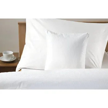 Povlečení Damaškové povlečení 2 mm použek bílá 140x200 + 70x90