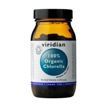 Zdraví VIRIDIAN nutrition 100% Organic Chlorella 90 kapslí