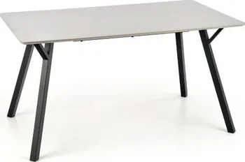 Jídelní stůl Halmar Balrog 140 x 80 cm šedý/černý