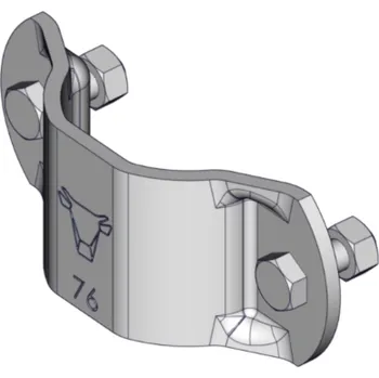 Půl objímka na stájový sloupek Octagonal Ø 76mm