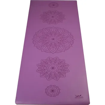 podložka na cvičení Yogacentrum PU podložka na jógu Mandala Purple