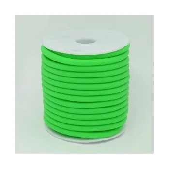 Korálek Gumová šňůra nepružná 5mm 1m zelená