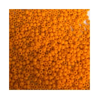 Dětské navlékací korálky Rokajl Preciosa 1. jakost 13/0 oranžová č. 009