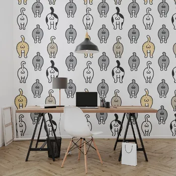 Tapeta Ekomazlíček Tapeta URAŽENÉ KOČKY Typ tapety: Vliesová tapeta canvas, Šířka tapety: 100 cm, Výška tapety: 150 cm