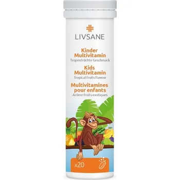 Livsane Multivitamín pro děti šumivé tablety 20 ks