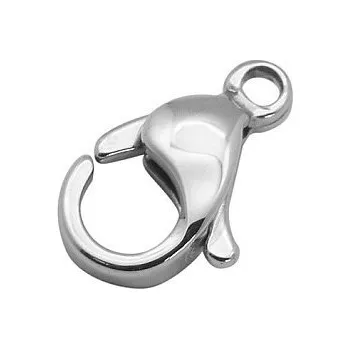 Materiál na výrobu šperku Karabinka chirurgická ocel 20mm (1ks)