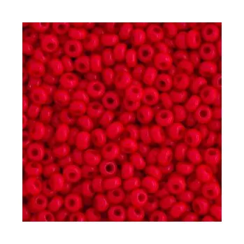 Dětské navlékací korálky Rokajl Preciosa 1. jakost 10/0 světle červené č. 138