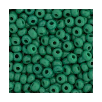Dětské navlékací korálky Rokajl 3/0 zelená