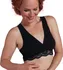 Těhotenská podprsenka Carriwell Kojící podprsenka s krajkou černá XL