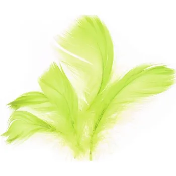Peří 10g světle zelené