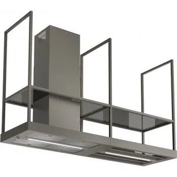 Digestoř FABER T-SHELF TITANIUM MATT A180 - barva titanově matná; šířka 180 cm