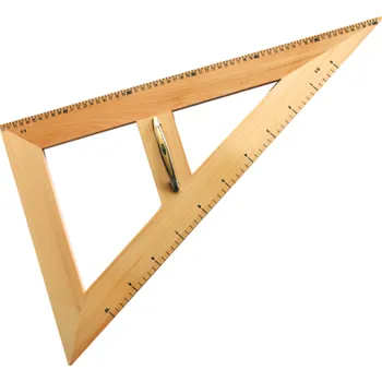 ekoTAB Magnetický trojúhelník dřevěný 30°, 60 cm Z90500082