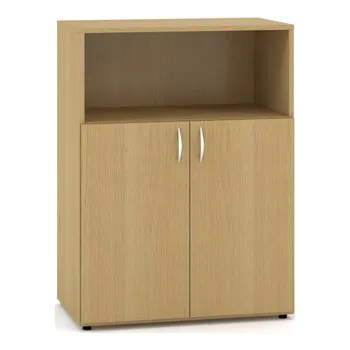 Policová skříň Skříň 2M/1M Dveře/NIKA - 800 x 470 x 1063, Divoká hruška
