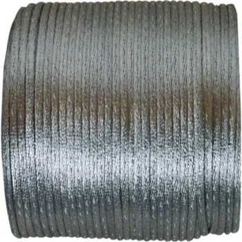 Santex Stuha dekorační saténová 2mm/25m šedá