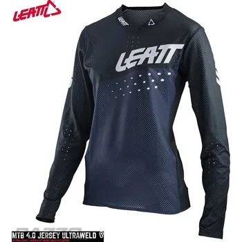 cyklistický dres Dámský dres na kolo Leatt MTB 4.0 UltraWeld Jersey Womens Black 2021 XL
