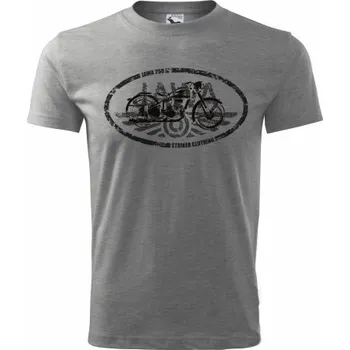 Pánské tričko STRIKER Tričko JAWA 250 Barva: Šedá, Velikost: XXXL