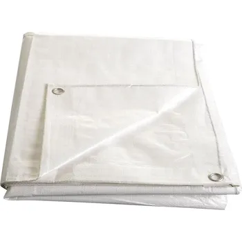 Krycí plachta M.A.T. Group Plachta s oky kašírovaná 140 g/m2 transparentní