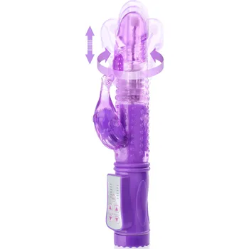 Vibrátor ROTAČNÍ VIBRÁTOR SE STIMULÁTOREM KLITORISU - 36 FUNKCÍ - 74623926