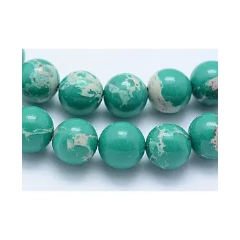 Sběratelství Jaspis Imperial zelený 8mm (6ks)