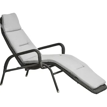 Zahradní lehátko Lehátko Cane-Line Sunrise Sunchair světle šedý polštář