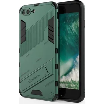 Pouzdro na mobilní telefon Odolný ochranný kryt se stojánkem pro iPhone 7 Plus / 8 Plus - zelený