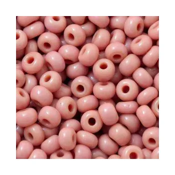 Dětské navlékací korálky Rokajl 10/0 béžová