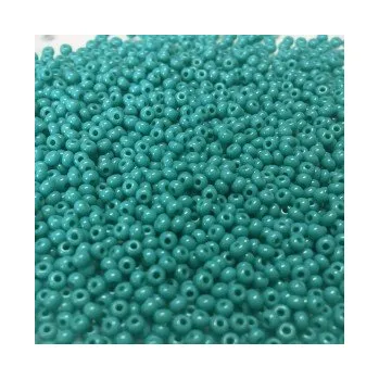 Dětské navlékací korálky Rokajl 11/0 tyrkysová