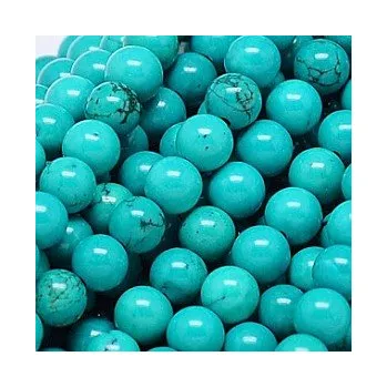 Korálek Tyrkys tyrkysový 6mm (8ks)