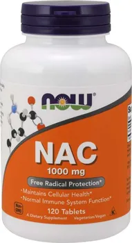 Aminokyselina Now Foods Now Nac 1000 mg 120 tbl.