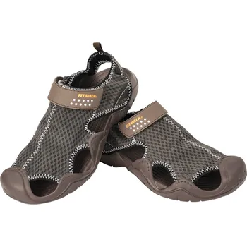 Pánská treková obuv Fit Walk Pánské sandály hnědá 43