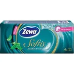 Zewa Softis Menthol Breeze papírové kapesníčky 4-vrstvé 10 x 9 ks