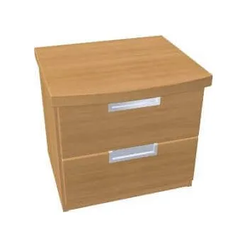 Noční stolek Noční stolek JELÍNEK GABRIELA Buk, Tobacco