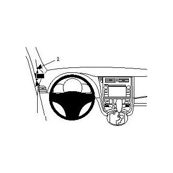 Brodit ProClip montážní konzole na palubní desku pro Subaru Trezia 11-14, 804613