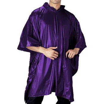 Pláštěnka Pončo VINYL 125 x 200 cm PURPUROVÉ