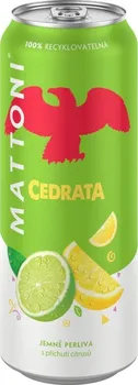 Voda Mattoni Cedrata jemně perlivá citrus 500 ml