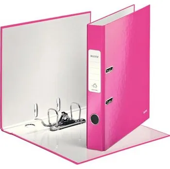 LEITZ Pákový pořadač 180° WOW, A4/50mm, růžová