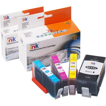 Počítač Starink kompatibilní cartridge HP 903XL, HP 3HZ51AE (Černá + 3x Barvy)
