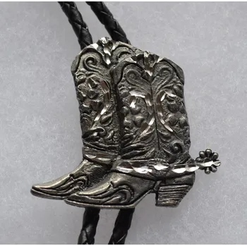 Kravata Westernové bolo boty s ostruhami