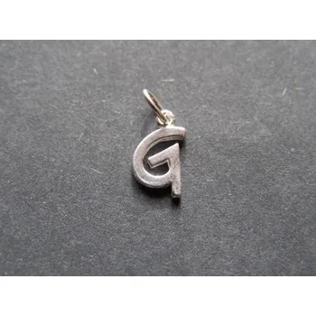 Přívěsek Stříbrný přívěsek - písmenko G