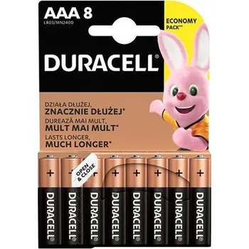 Elektronika DURACELL - Basic baterie AAA 8 ks - 42323